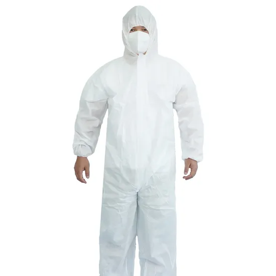 High Quality Workwear Disposable Coverall Type 5/6 Microporous Combined with SMS Overall