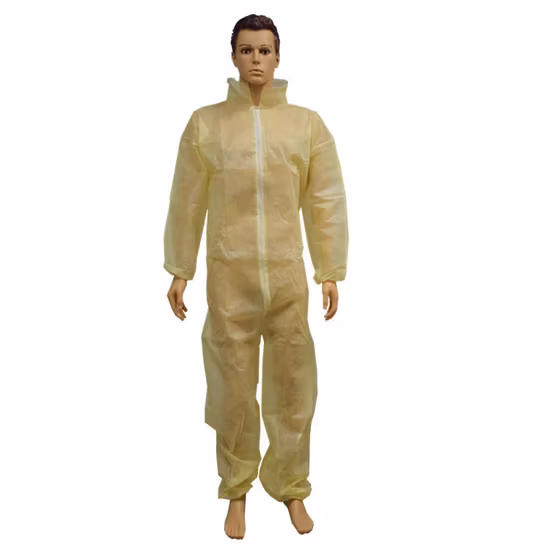 High Quality Workwear Disposable Coverall Type 5/6 Microporous Combined with SMS Overall