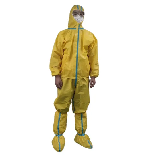 Type 3 Oil Proof Chemical Protective Clothing Lightweight Thickened Protective Coverall