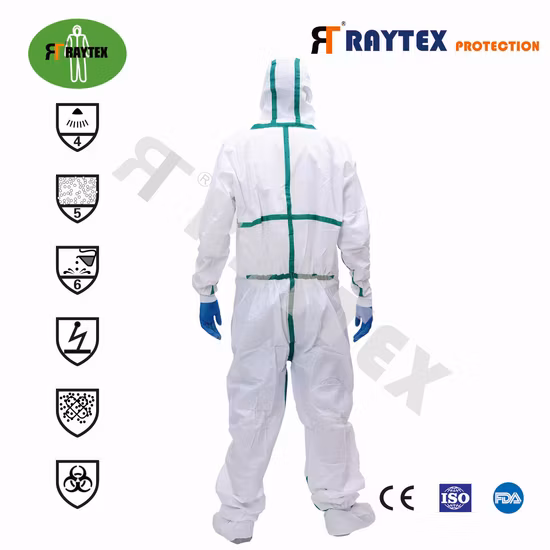 Mono microporoso disponible con costura de cinta termosellada tipo 4/5/6