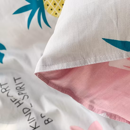 Producto novedoso, ropa de cama personalizada con cientos de patrones, tela de algodón transpirable, fundas de almohada, funda nórdica, juego de cama